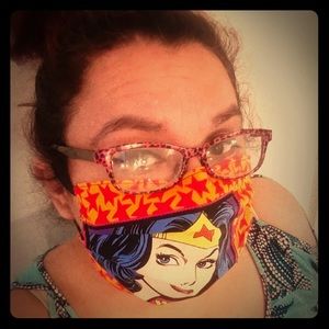 FABRIC FACE MASK WONDER WOMEN HANDMADE IN USA